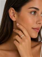 Anello Vidali Gioielli Donna in Oro giallo Zircone ANOR-93-34 - ANOR-93-34